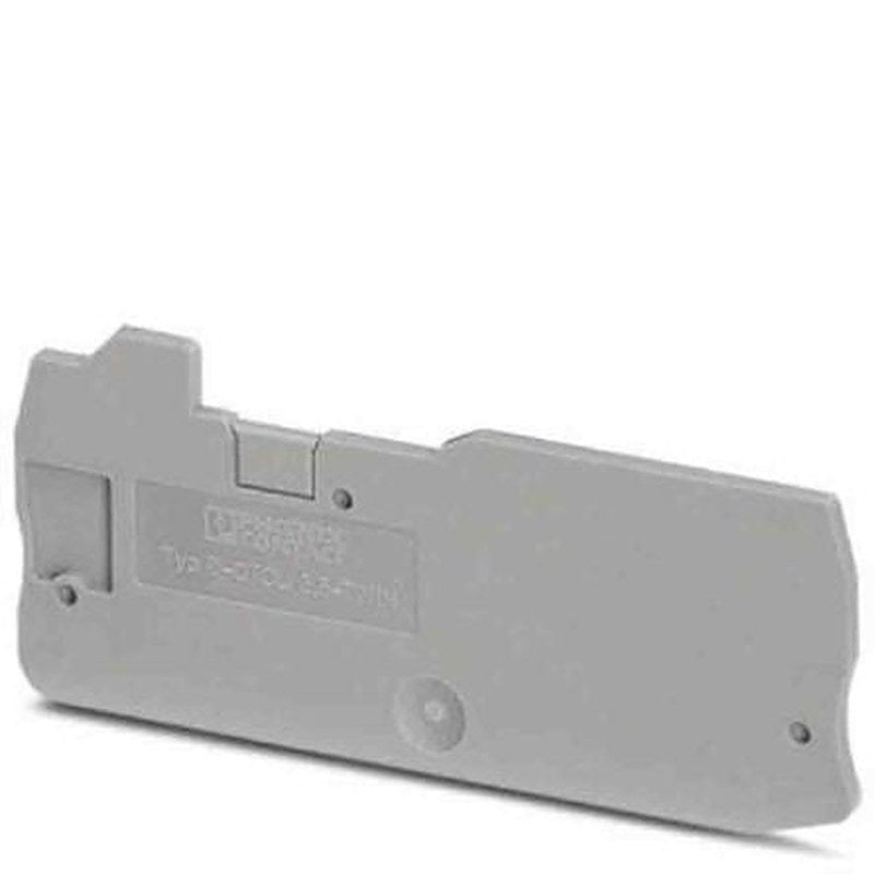 Phoenix Contact D-QTCU Series End Cover for Use with DIN Rail Terminal Blocks