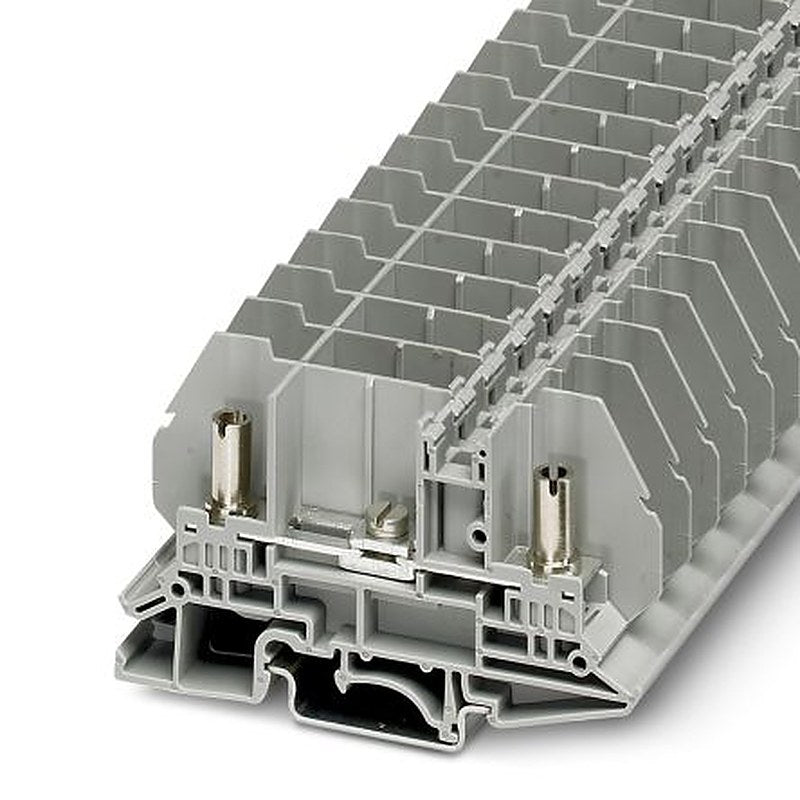Phoenix Contact 3058172 RSC 5-T Series Test Disconnect Terminal Block Grey, 10mm², 1-Level, Bolt