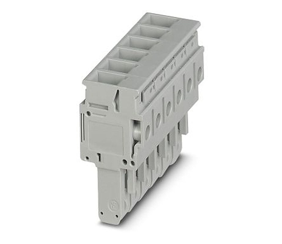 Phoenix Contact UP 6/6 Series Pluggable Terminal Block, 6-Contact, 8.2 mm Pitch, 1 Row, 3060665