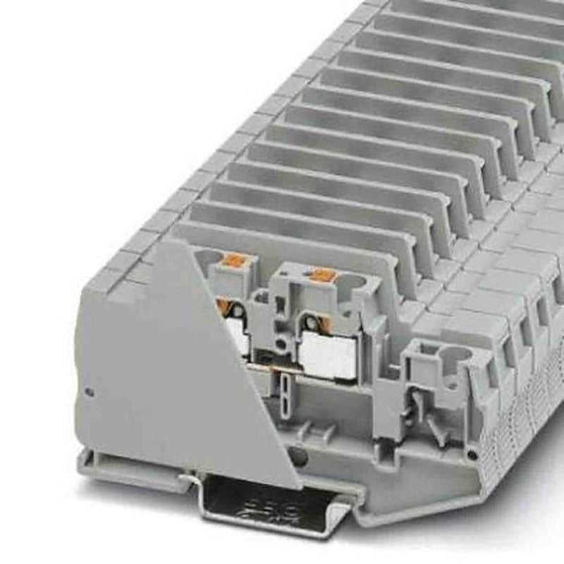 Phoenix Contact 3062744 PTTB Series Double Level Terminal Block Grey, 0.2mm², 6 mm², 2-Level, Push-in
