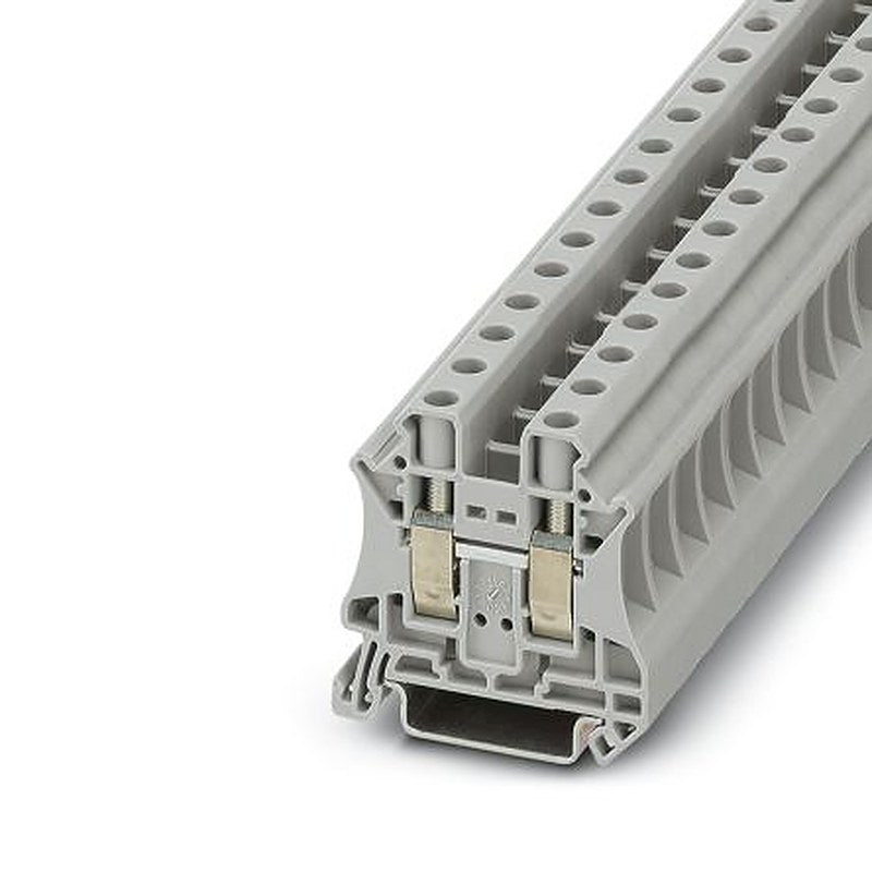 Phoenix Contact 3064247 UT 10 SL Series Feed Through Terminal Block Grey, 0.5mm², 16 mm², 1-Level, Screw