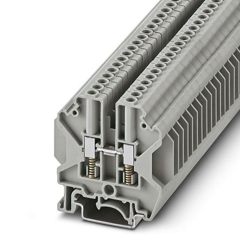 Phoenix Contact 3070338 USST 4 Series Feed Through Terminal Block Grey, 1-Level, Screw