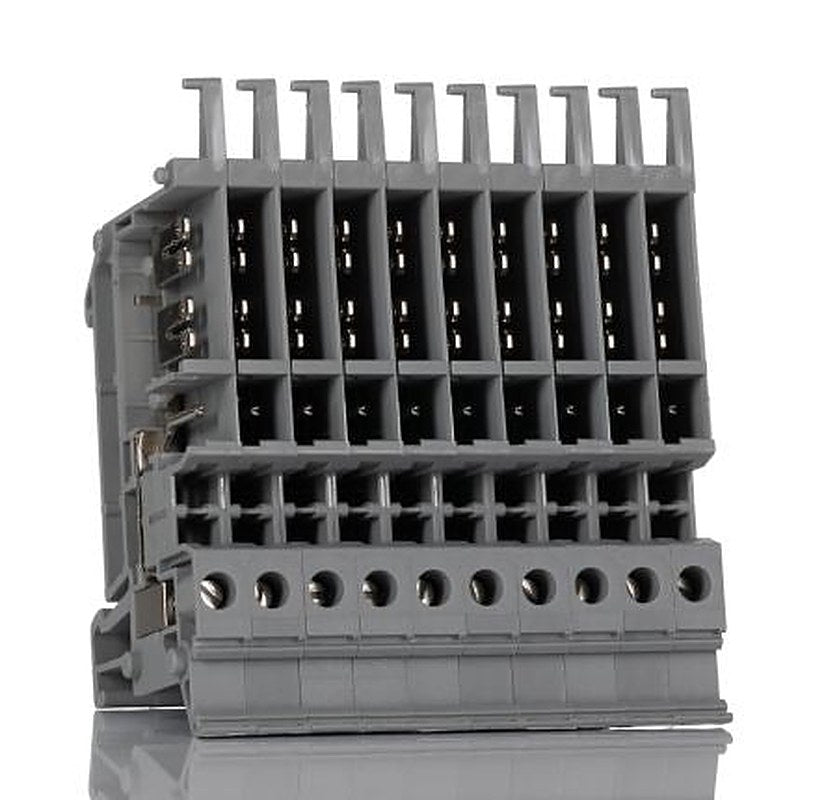 Phoenix Contact 3070435 Feed Through Terminal Block Grey, 2.5mm², 1-Level, Screw