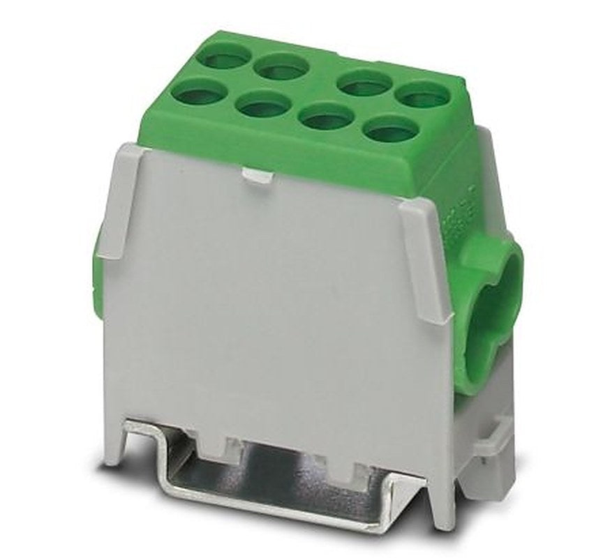 Phoenix Contact 3071359 UDB 2X25/16 GN Series Terminal Block Green, 25mm², 1-Level, Screw