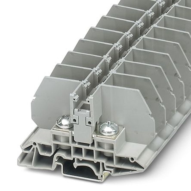 Phoenix Contact 3075870 RSC6 Series Terminal Block Grey, 35mm², 1-Level, Bolt