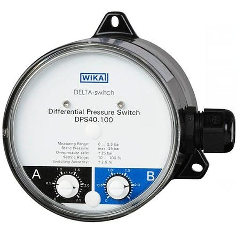 WIKA Pressure Switch 0 bar to 1 bar