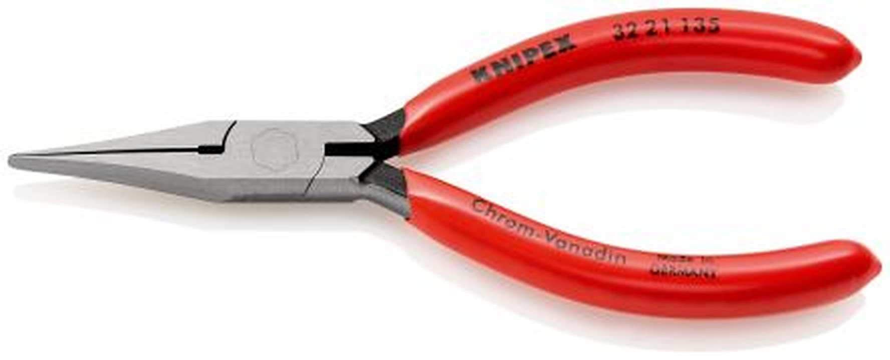 Knipex 32 21 1-Piece Long Nose Plier, 135 mm Overall, 34mm Jaw