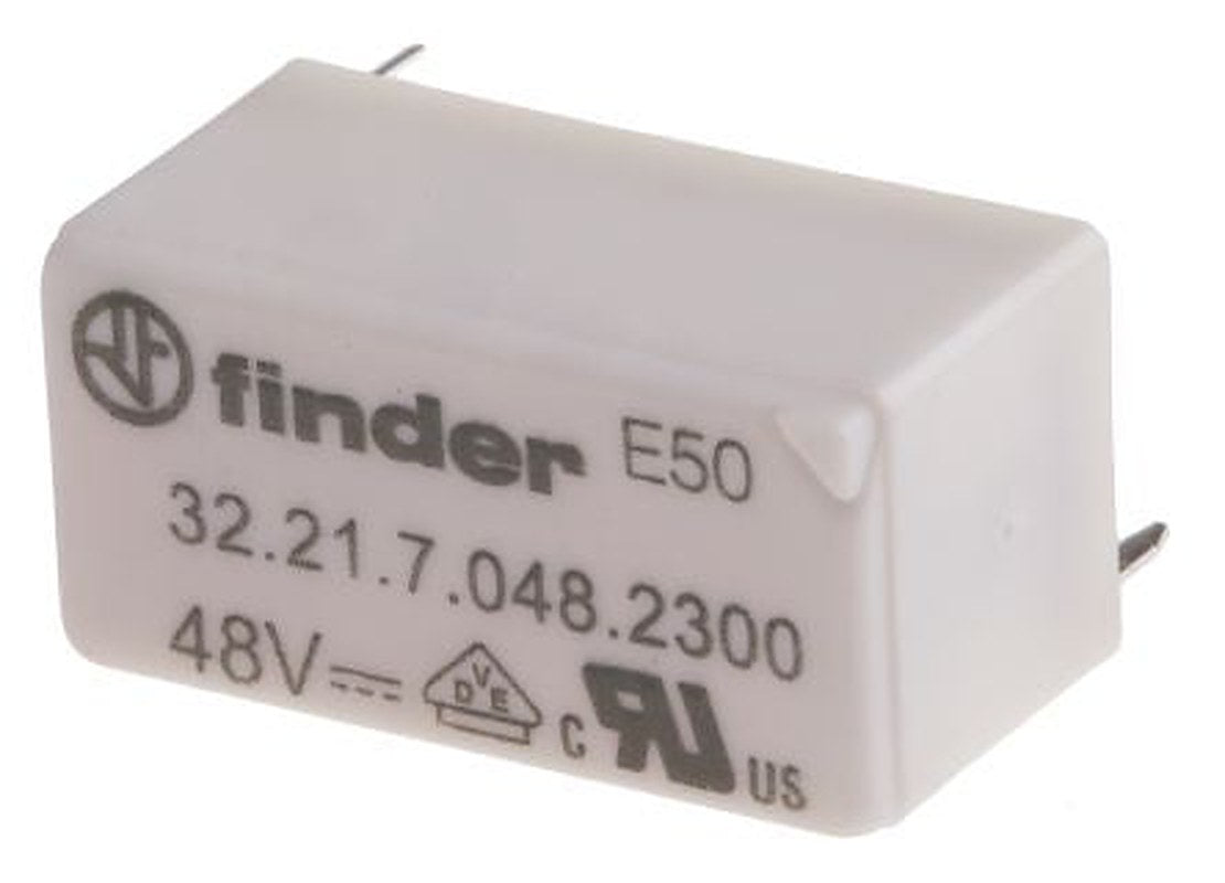 Finder Power Relay, 48V dc Coil, 6A Switching Current, SPST