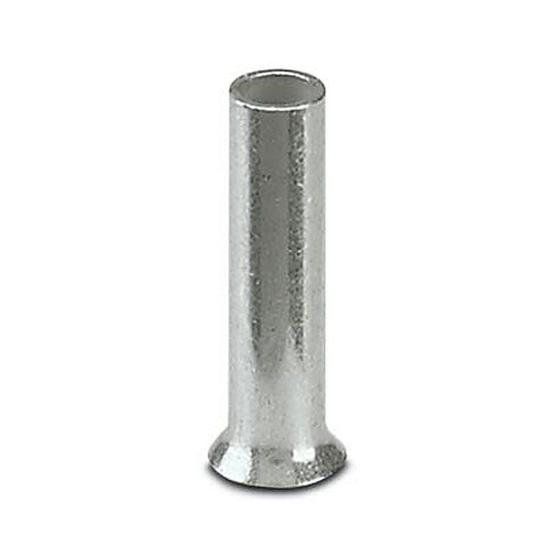Phoenix Contact Ferrule, 6 mm Pin Length, 1 mm Pin Diameter, Silver to 20 AWG Wire Size