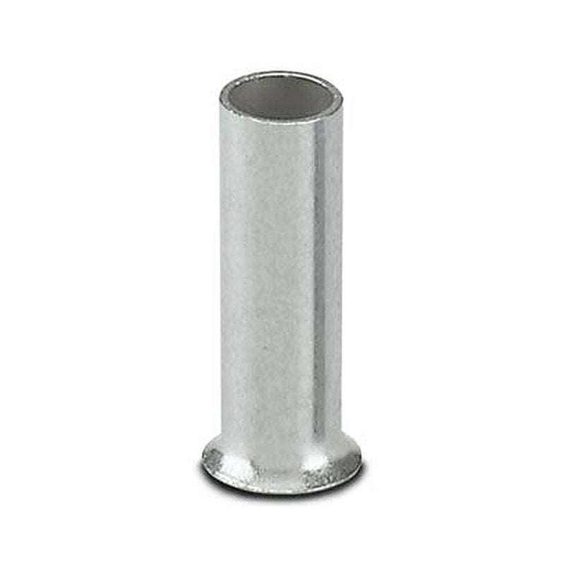 Phoenix Contact Ferrule, 7 mm Pin Length, 1.7 mm Pin Diameter, Silver to 16 AWG Wire Size