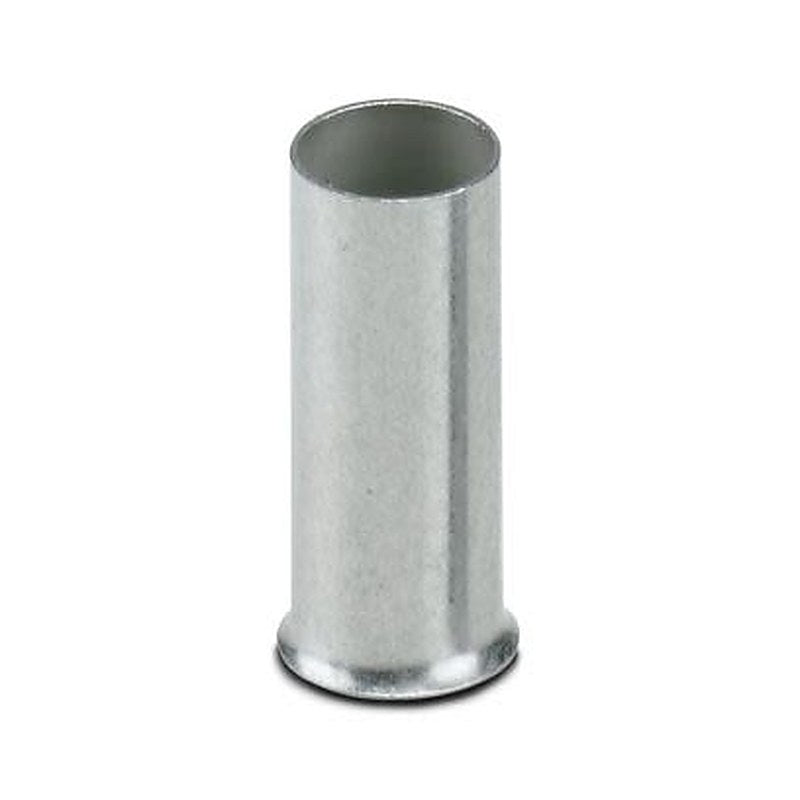 Phoenix Contact Ferrule, 12 mm Pin Length, 4.5 mm Pin Diameter, Silver to 8 AWG Wire Size