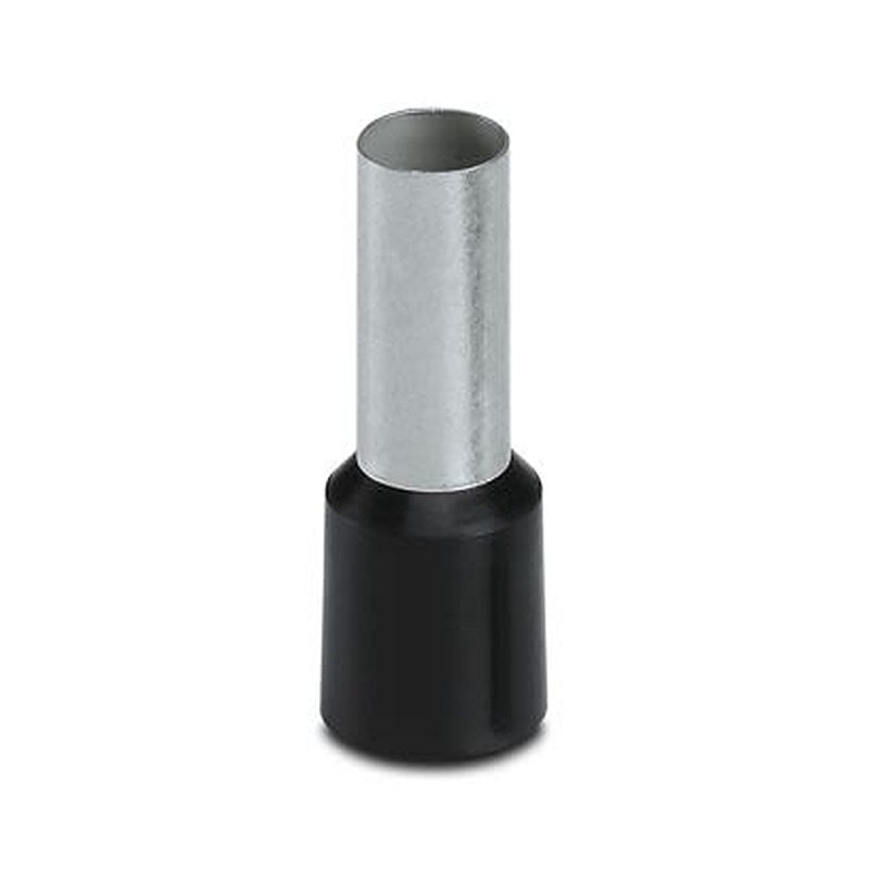Phoenix Contact, AI 25-16 BK Insulated Ferrule, 16 mm Pin Length, 7.3 mm Pin Diameter, Black to 4 AWG Wire Size