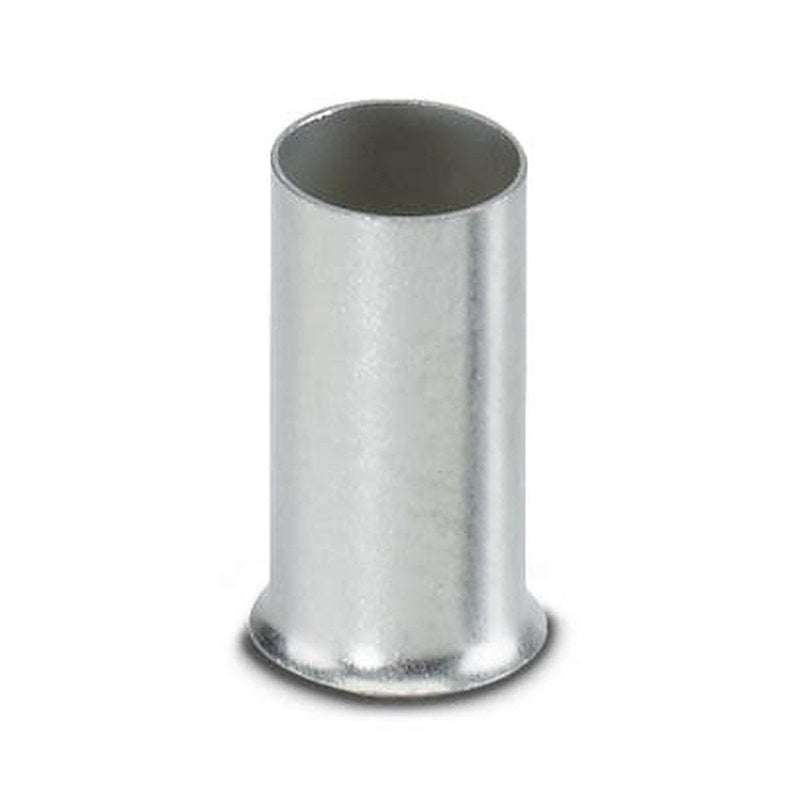 Phoenix Contact, A 16 -12 Ferrule, 12 mm Pin Length, 5.8 mm Pin Diameter, Silver to 6 AWG Wire Size