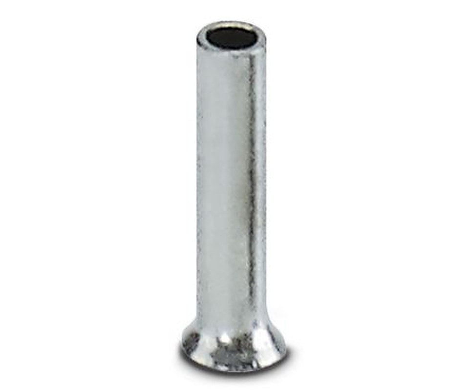 Phoenix Contact Insulated Ferrule, 5 mm Pin Length, 0.8 mm Pin Diameter, Silver to 24 AWG Wire Size