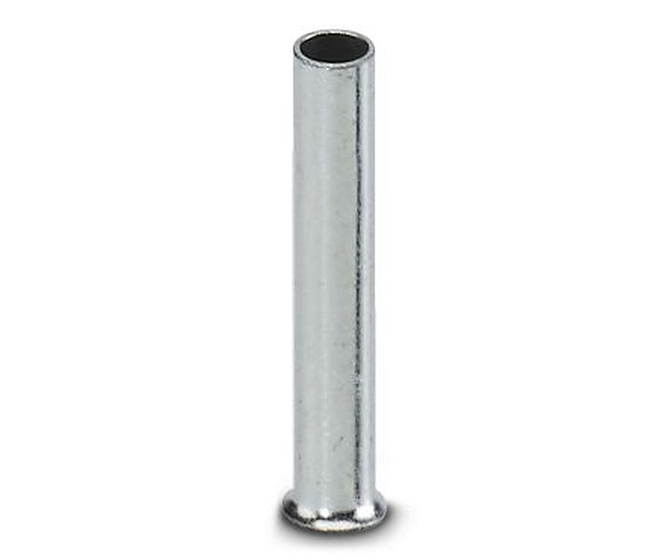 Phoenix Contact Insulated Ferrule, 12 mm Pin Length, 1.7 mm Pin Diameter, Silver to 16 AWG Wire Size