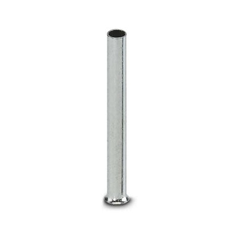 Phoenix Contact Ferrule, 18 mm Pin Length, 1.7 mm Pin Diameter, Silver to 16 AWG Wire Size