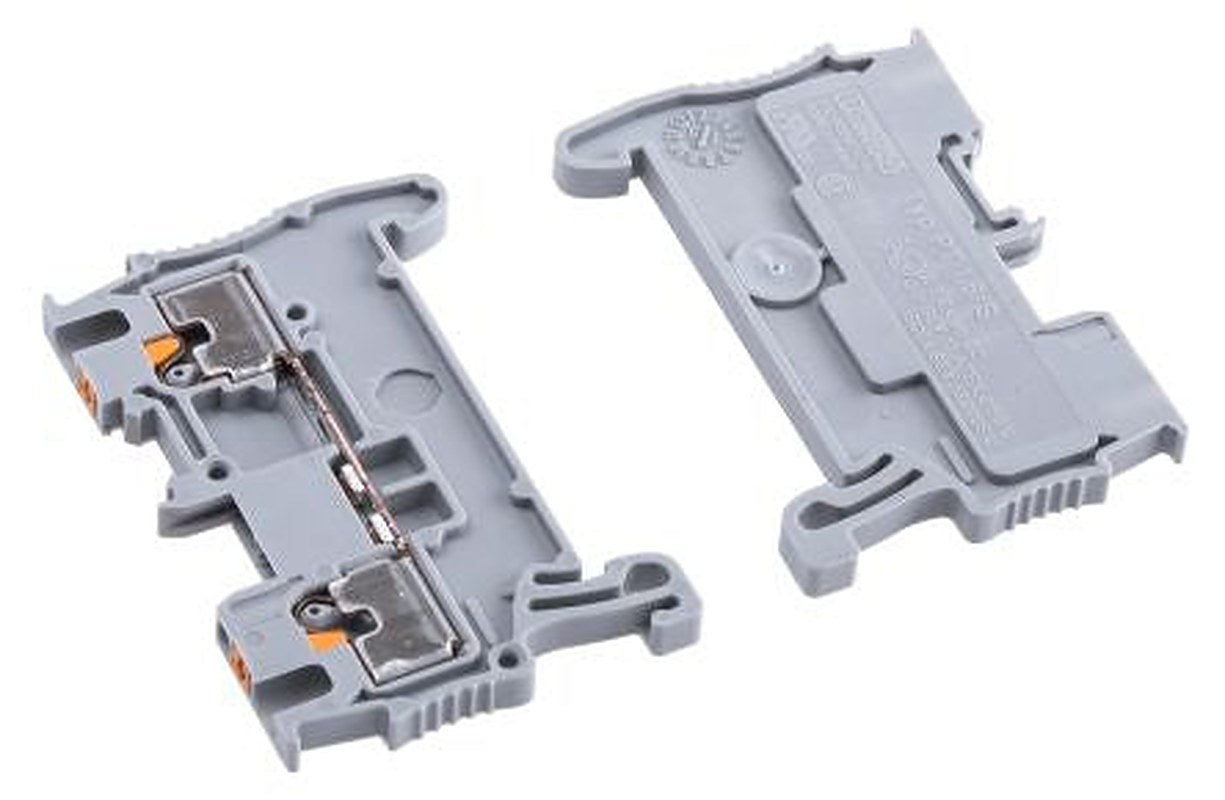 Phoenix Contact 3208100 PT 1.5/S Series Feed Through Terminal Block Grey, 0.14mm², 1.5 mm², 1-Level, Push-in, ATEX