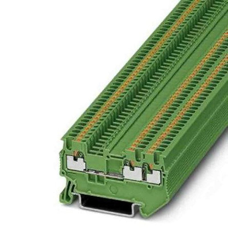 Phoenix Contact 3208160 Feed Through Terminal Block Green, 0.14mm², 1.5 mm², 1-Level, Push-in, IECEx/ATEX