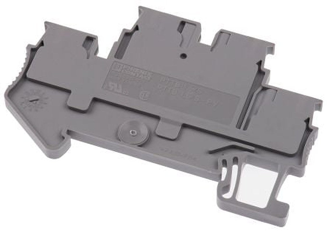 Phoenix Contact 3208511 PTTB 1.5/S Series Double Level Terminal Block Grey, 1.5mm², 2-Level, Push-in