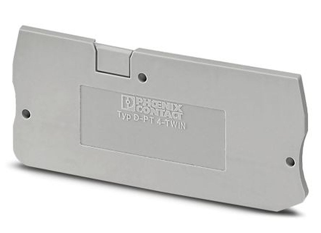 Phoenix Contact D-PT Series End Cover for Use with DIN Rail Terminal Blocks