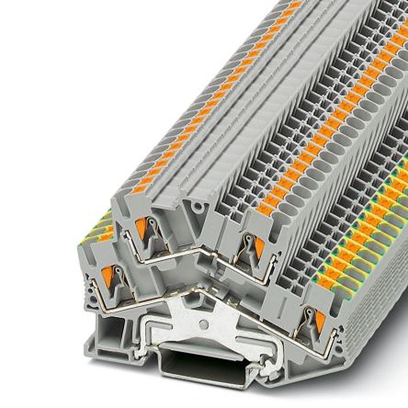 Phoenix Contact 3209621 PTTBS 2.5-PE/L Series Multi Level Terminal Block Grey, 0.14mm², 4 mm², 2-Level, Push-in