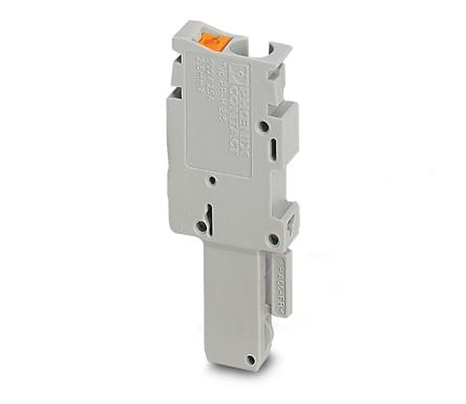 Phoenix Contact PP-H 2.5/1 Series Pluggable Terminal Block, 1-Contact, 5.2 mm Pitch, 1 Row, 3209866