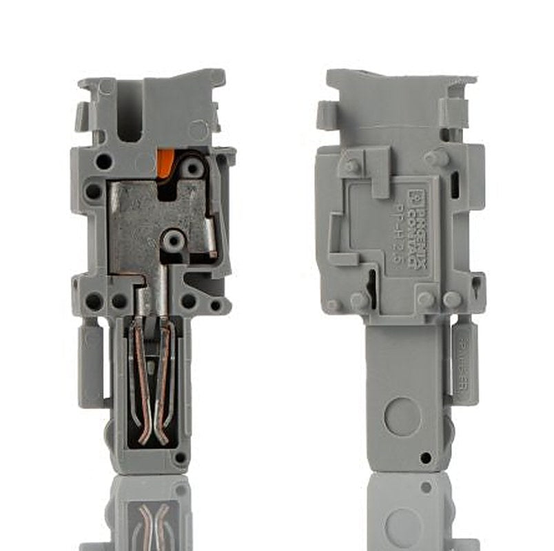 Phoenix Contact PP-H 2.5/1-M Series Pluggable Terminal Block, 1-Contact, 5.2 mm Pitch, 1 Row, 3210091