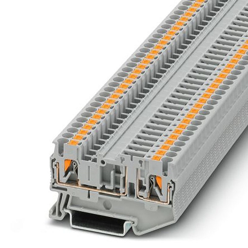 Phoenix Contact 3210185 PT 2.5-TG Series Disconnect Terminal Block Grey, 0.14mm², 4 mm², 1-Level, Push-in