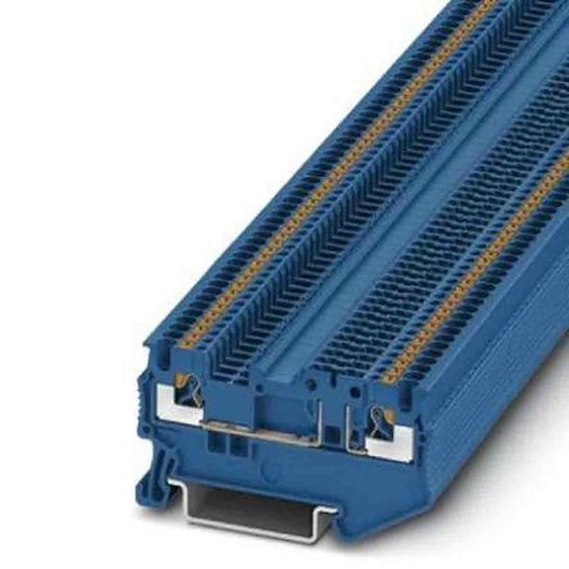 Phoenix Contact 3210307 PT Series Disconnect Terminal Block Blue, 0.14mm², 1.5 mm², 1-Level, Push-in