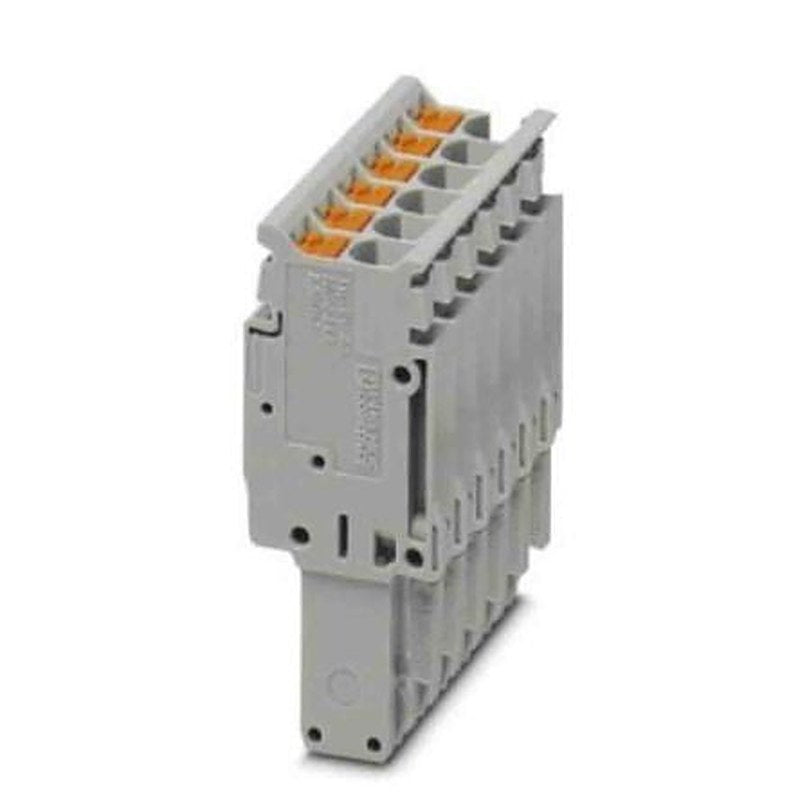 Phoenix Contact Combi Pluggable Solutions Series Pluggable Terminal Block, 6-Contact, 5.2 mm Pitch, 1 Row, 3211285