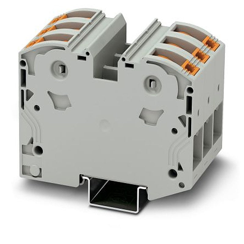 Phoenix Contact 3212068 PTPOWER 35 Series Component Terminal Block Grey, 35mm², 1-Level, Screw
