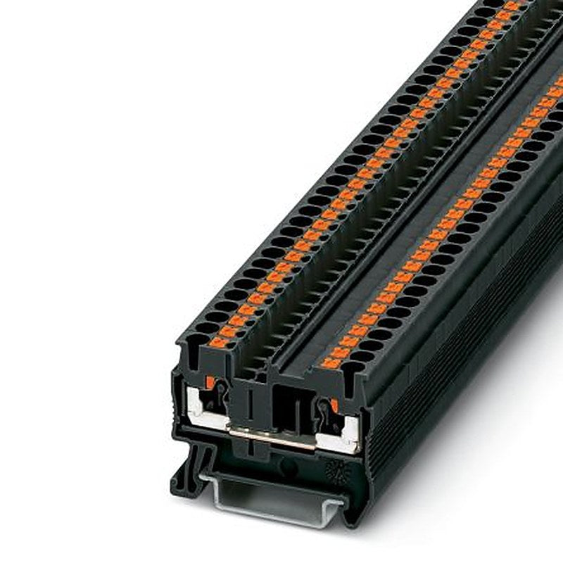 Phoenix Contact 3212330 Feed Through Terminal Block Black, 0.14mm², 4 mm², 1-Level, Push-in, IECEx/ATEX