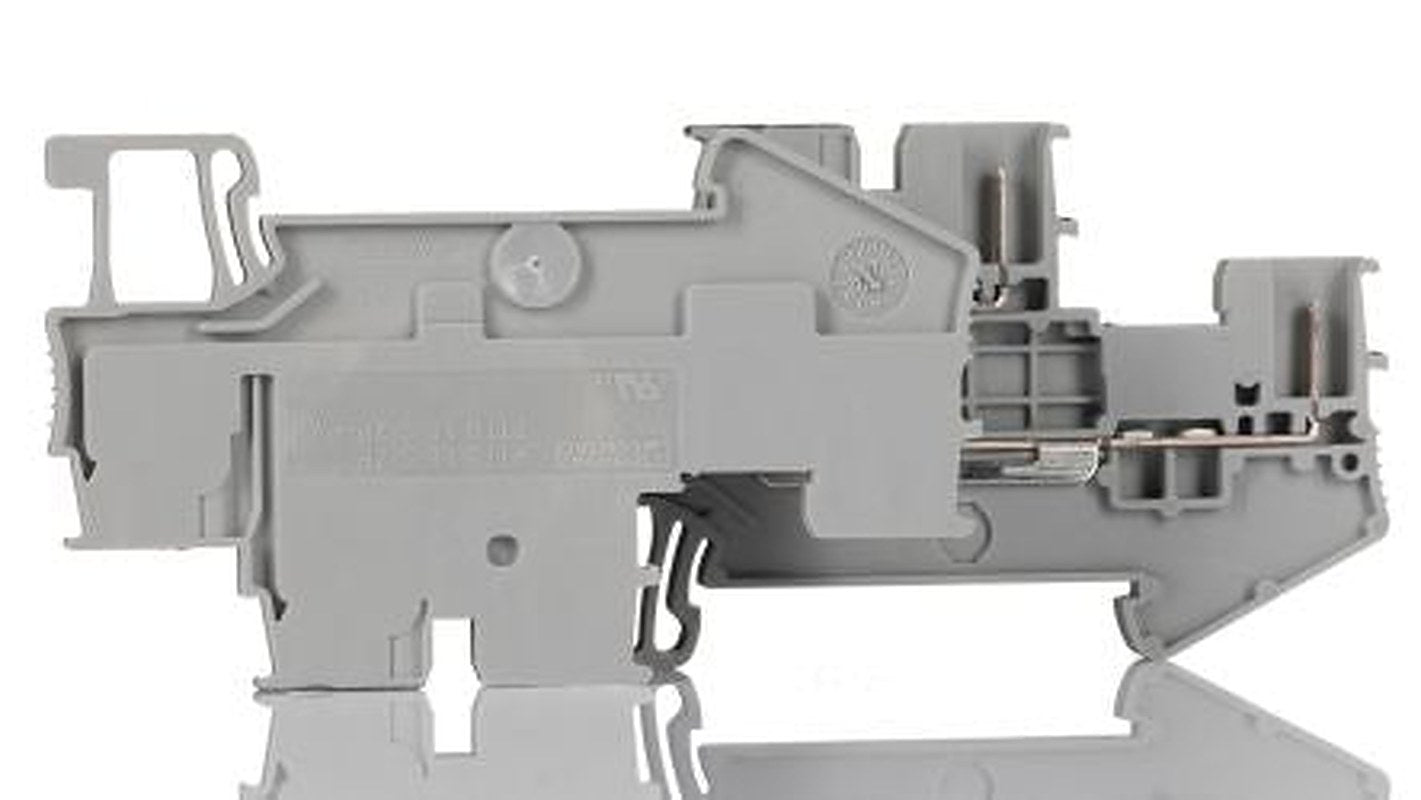Phoenix Contact 3212468 PTTB 1.5/S/2P-PV Series Double Level Terminal Block Grey, 0.14mm², 1.5 mm², 2-Level, Push-in