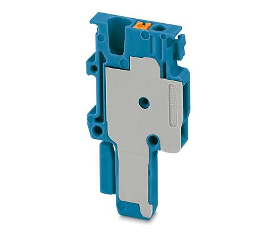 Phoenix Contact PP-H 1.5/S/1-R BU Series Pluggable Terminal Block, 1-Contact, 3.5 mm Pitch, 1 Row, 3212727