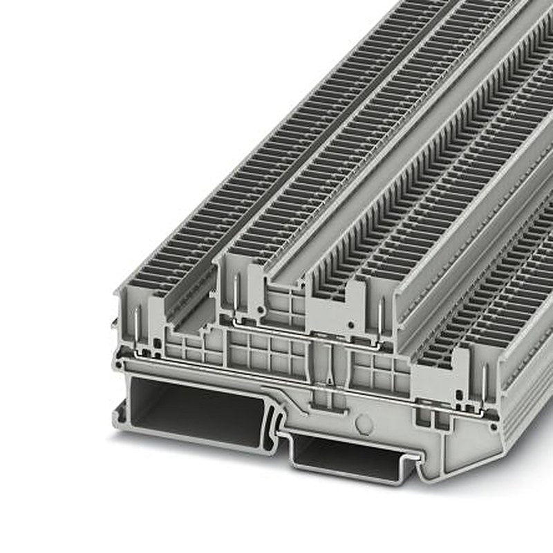 Phoenix Contact 3213865 PTTB 1.5/S/4P Series Double Level Terminal Block Grey, 0.14mm², 1.5 mm², 2-Level, Plug-In