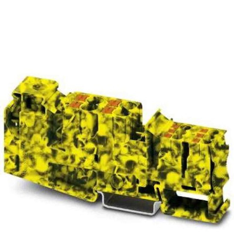 Phoenix Contact Distribution Block, 11 Way, 1kV, 105A, Black, Yellow