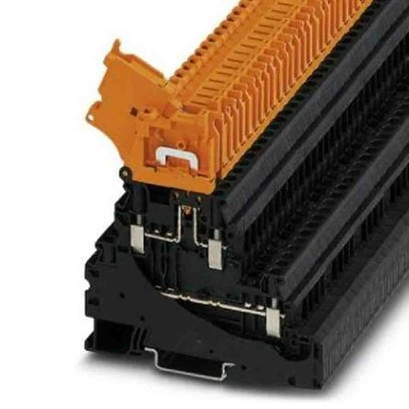 Phoenix Contact 3214326 UT Series Disconnect Terminal Block Black, 0.14mm², 4 mm², 2-Level, Screw, IECEx, ATEX