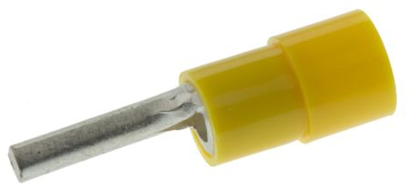 Phoenix Contact, C-PCI 6/2.7 Insulated, Tin Crimp Pin Connector, 2.7 mm Pin Diameter, 13.5 mm Pin Length, Yellow