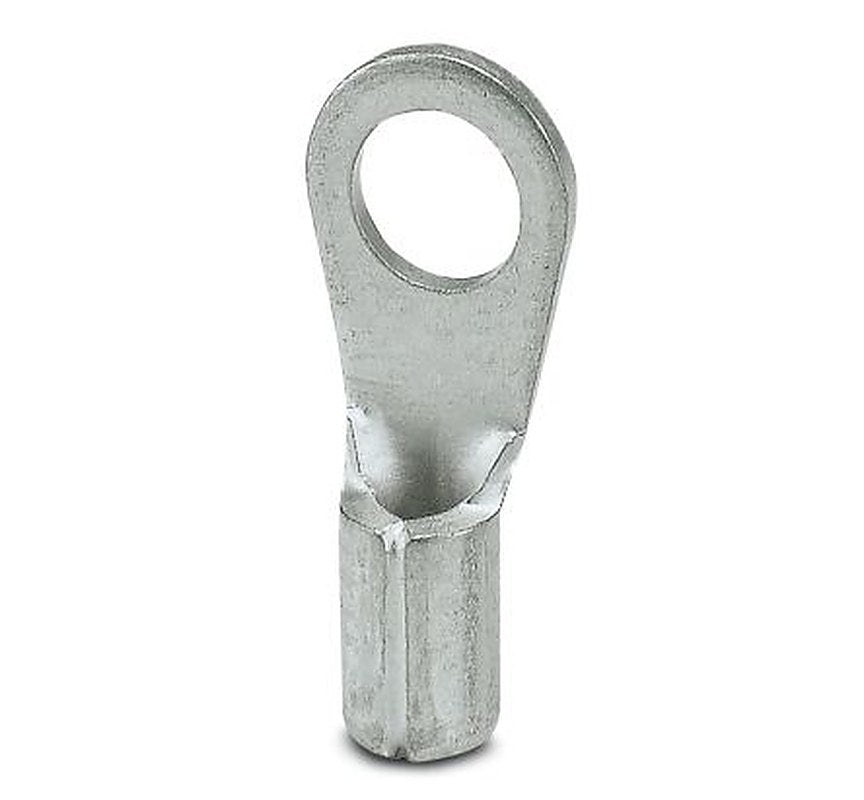 Phoenix Contact, C-RC 1/M3 DIN 3240070 Uninsulated Ring Terminal, M3 Stud Size 20 AWG, Silver
