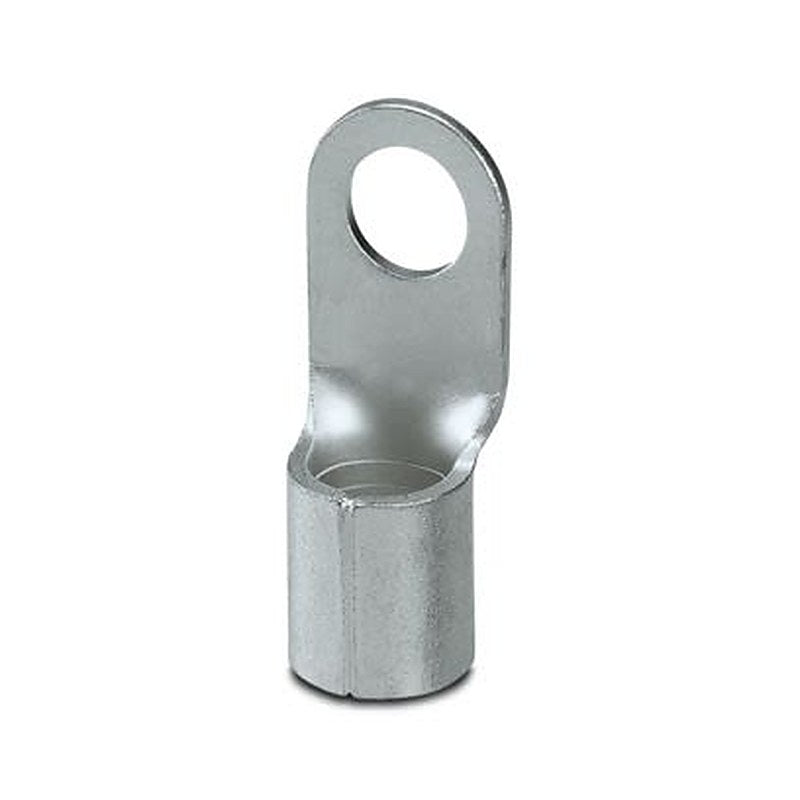 Phoenix Contact, C-RC 50/M10 DIN Uninsulated Ring Terminal, M10 Stud Size 1 AWG 1 AWG Wire Size, Silver
