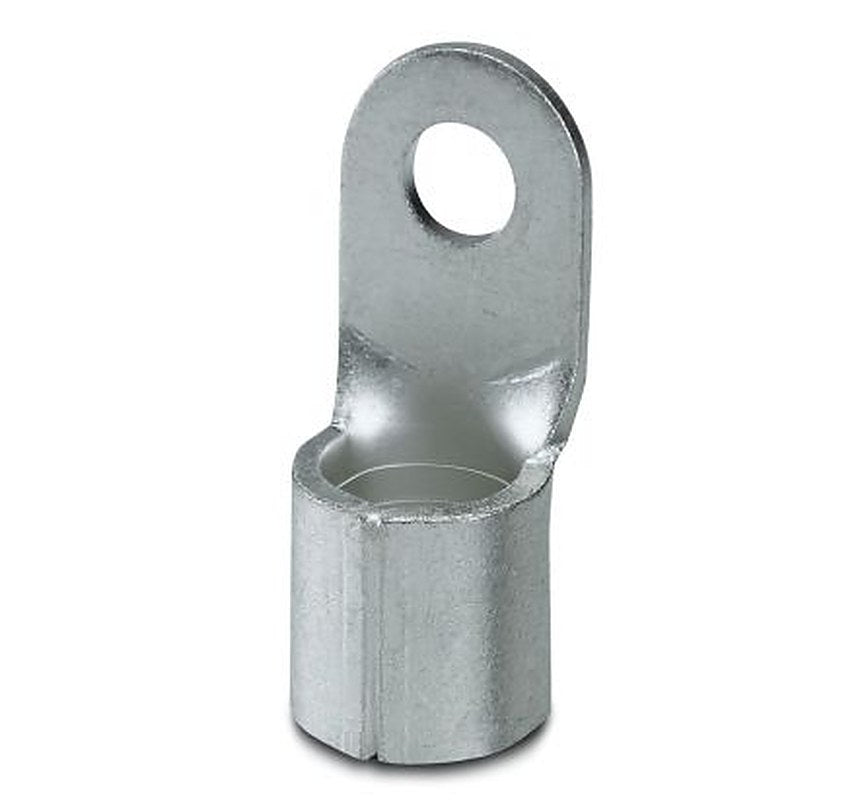 Phoenix Contact, C-RC Uninsulated Ring Terminal, M10 Stud Size 0000 AWG Wire Size, Silver