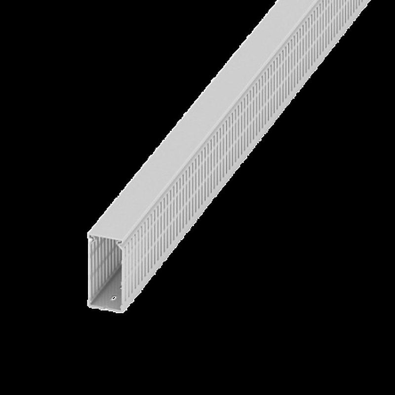 Phoenix Contact CD Grey - Open Slot, W40mm x D80 mm, L2000 mm, Polyvinyl Chloride