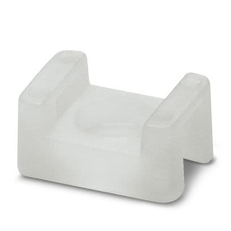 Phoenix Contact White Screw Cable Tie Mount 5 mm x 9.5mm x 15 mm