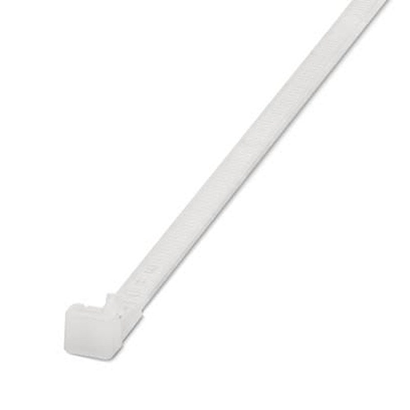 Phoenix Contact Cable Tie, Standard, 250 mm x 7.5mm, Transparent Polyamide