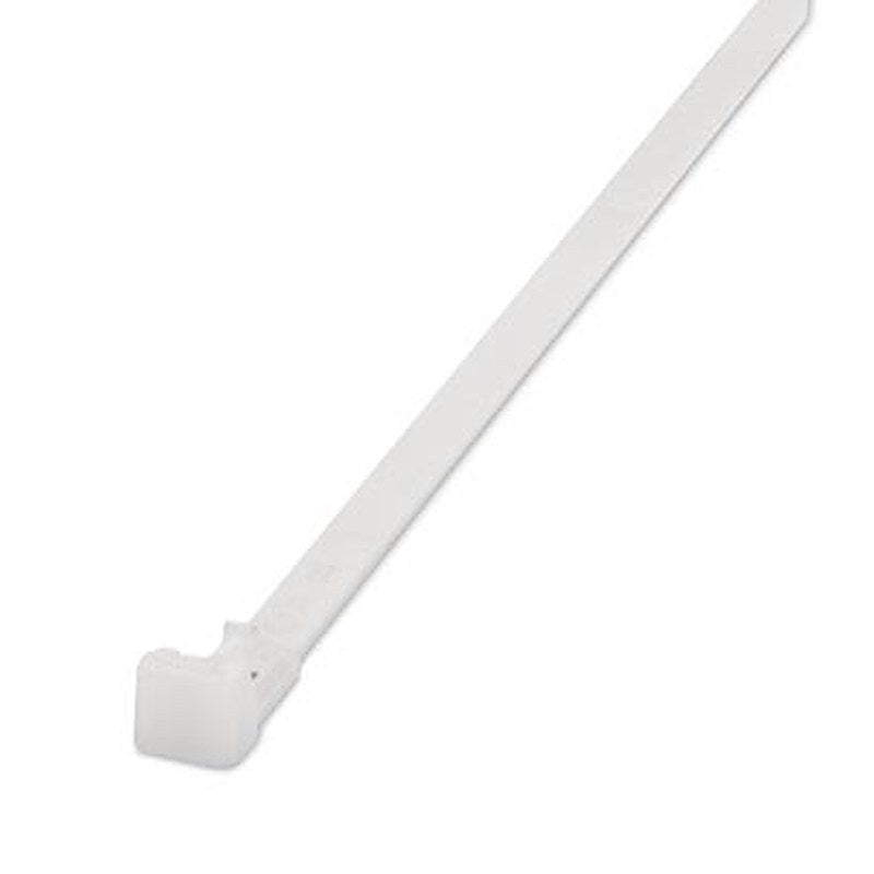 Phoenix Contact Cable Tie, Standard, 350 mm x 7.5mm, Clear Polyamide