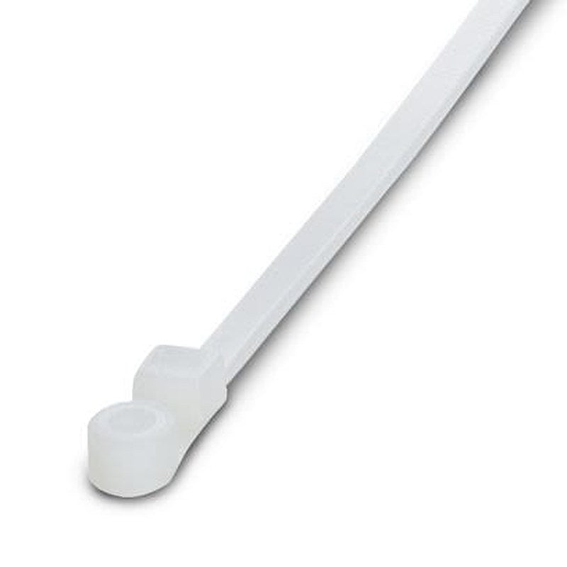 Phoenix Contact Cable Tie, Internal Teeth, 200 mm x 4.8mm, Clear Polyamide