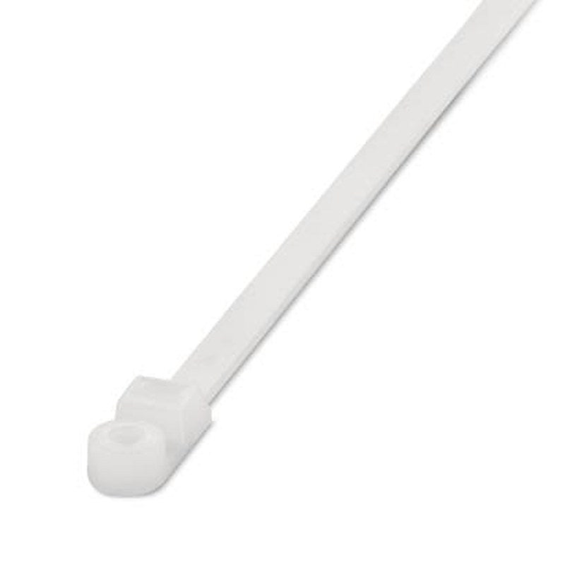 Phoenix Contact Cable Tie, Internal Teeth, 380 mm x 7.8mm, Clear Polyamide