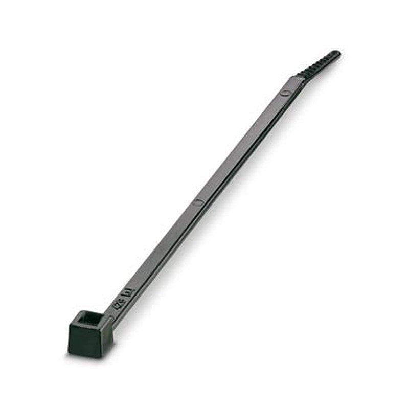 Phoenix Contact Cable Tie, Standard, 98 mm x 2.5mm, Black Polyamide
