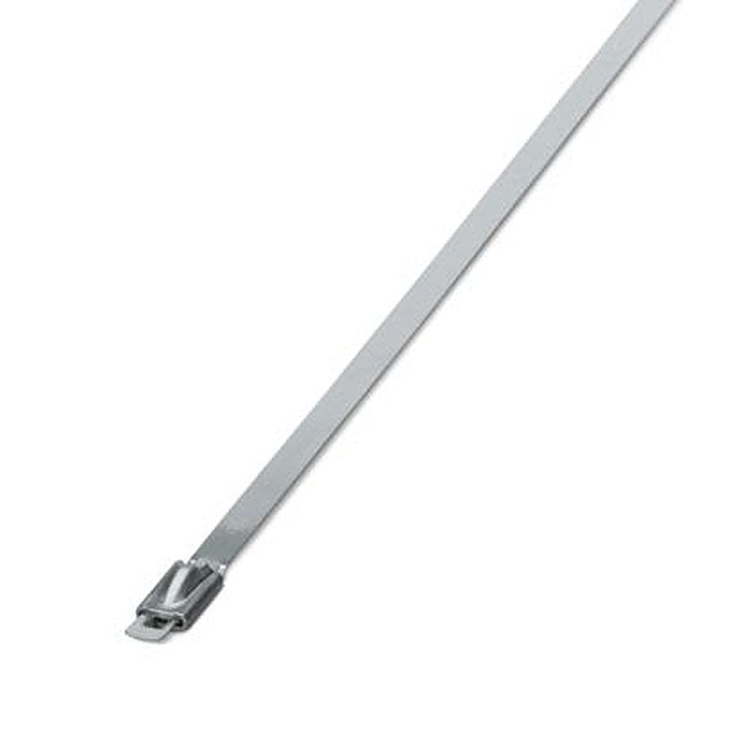 Phoenix Contact Cable Tie, Standard, 201 mm x 4.6mm, Silver Polyamide