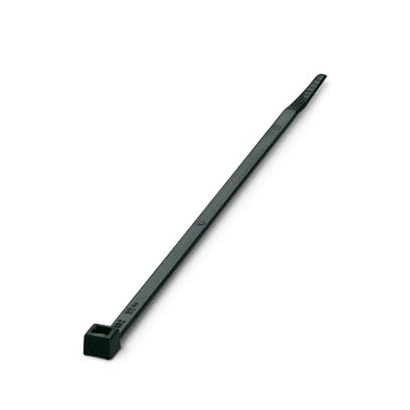 Phoenix Contact Cable Tie, Standard, 140 mm x 3.6mm, Black Polyamide